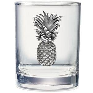 Pineapple Double Old Fashioned Glass