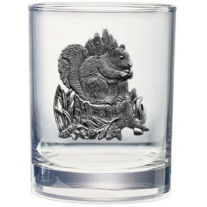 Squirrel Double Old Fashioned Glass