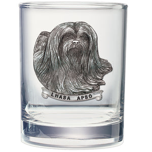 Lhasa Apso Double Old Fashioned