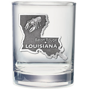 Louisiana Double Old Fashioned Glass