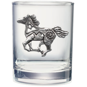 Pony Fetish Double Old Fashioned Glass