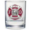 FIRE FIGHTER DOUBLE OLD FASHIONED GLASS