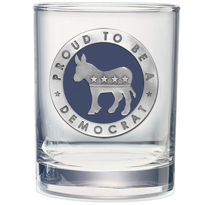 Democrat Double Old Fashioned Glass