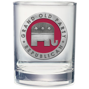Republican Double Old Fashioned Glass