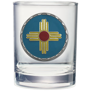 New Mexico Double Old Fashioned Glass
