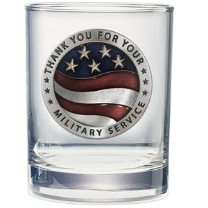 Thank You Double Old Fashioned Glass