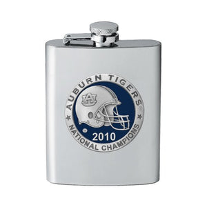 Auburn University National Champions 2010 Flask