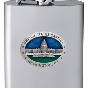 US Capitol Building Flask