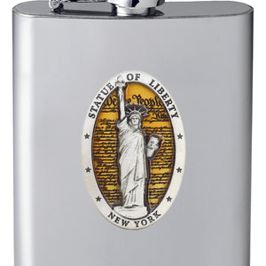 Statue of Liberty Constitution Flask