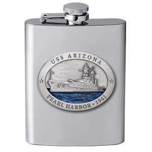 USS Arizona Pearl Harbor Flask