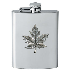 Maple Leaf Flask