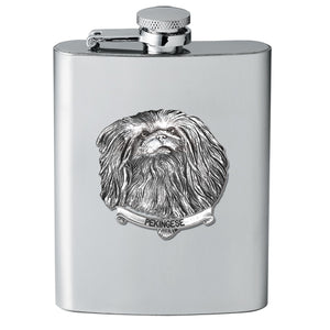 Pekingese Flask