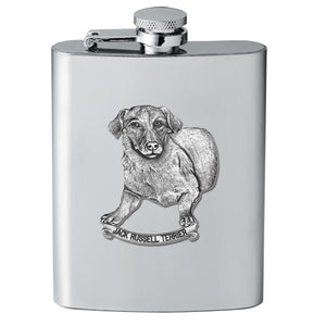 Jack Russel Terrier Flask