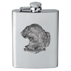 Bichon Frise Flask