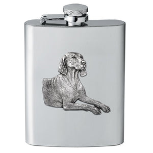 Weimaraner Flask