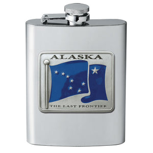 Alaska Flag Flask