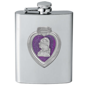 Purple Heart Flask