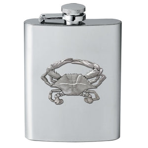 Blue Crab Flask
