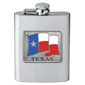 Texas Flag Flask