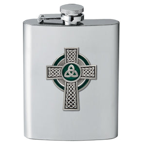 Celtic Cross Flask