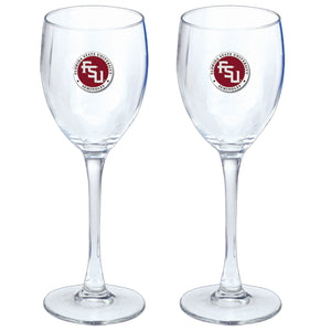 Florida State University FSU Logo Goblets (SET OF 2)
