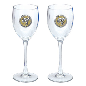 Georgia Tech Buzz Logo Goblets (Set Of 2)