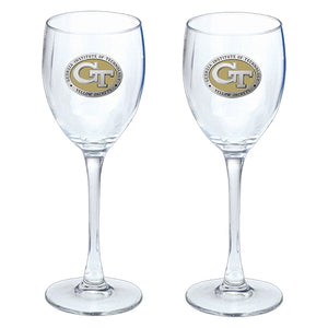 Georgia Tech GT Logo Goblets (Set Of 2)