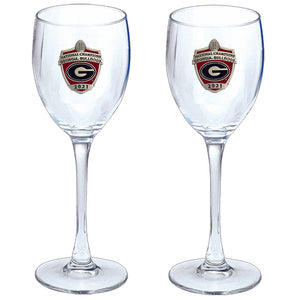 2021 Georgia Football Championship Goblet (Set of 2)