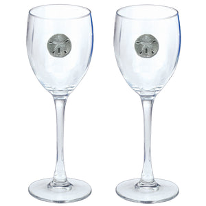 Sand Dollar Goblets (Set of 2)
