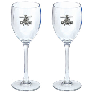 Helicopter Goblets (Set of 2)