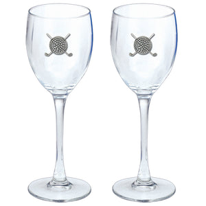 Golf Ball Goblets (Set of 2)