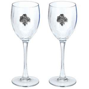 Oak Leaf Goblets (Set Of 2)