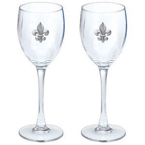Fleur de Lis Goblets (Set of 2)