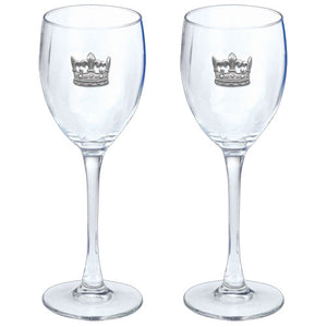 Crown Goblets (Set of 2)