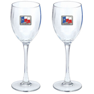 Texas Flag Goblets (Set Of 2)
