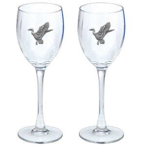 Mallard Ducks Goblets (Set of 2)