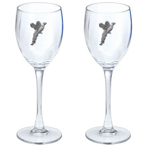 Pheasant Goblets (Set of 2)