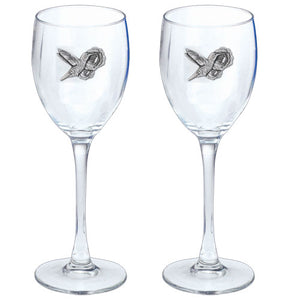 Hummingbirds Goblets (Set of 2)