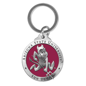 Arizona State University Sparky Logo Key Chain
