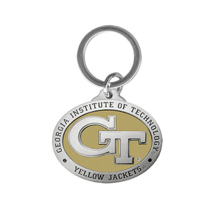 Georgia Tech GT Logo Key Chain