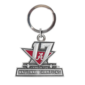 University of Alabama Crimson Tide National Champions 2017 Key Chain
