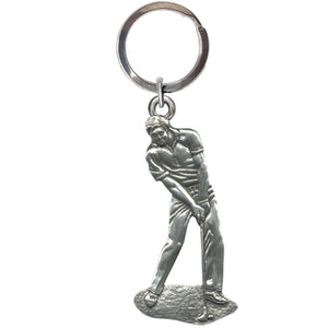 Male Golfer Keychain