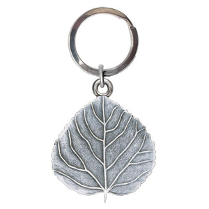 Aspen Leaf Key Chain