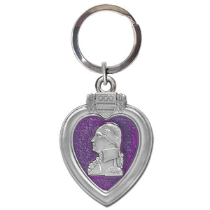 Purple Heart Key Chain