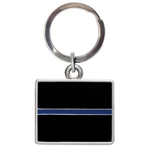 Thin Blue Line Keychain