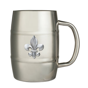 Fleur de Lis Keg Mug