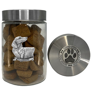Dachshund Good Dog Treat Jar