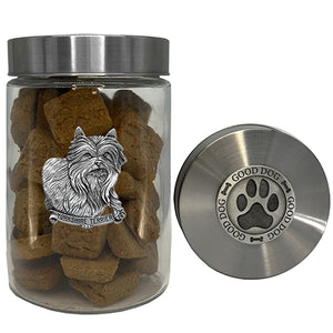 Yorkshire Terrier Good Dog Treat Jar