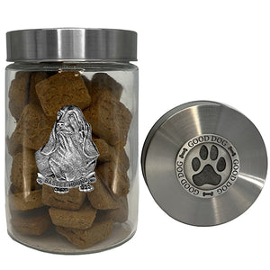 Basset Hound Good Dog Treat Jar