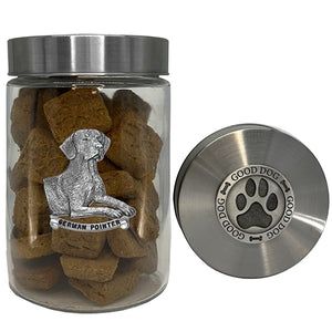 German Pointer Good Dog Treat Jar